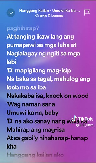 Hanggang Kailan (Lyrics) - Orange and Lemons