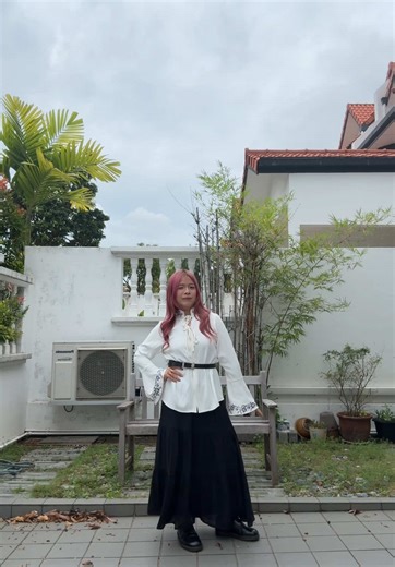 i wanted to buy the fluffy skirt but honestly it was too edgy for me #tiktoksg