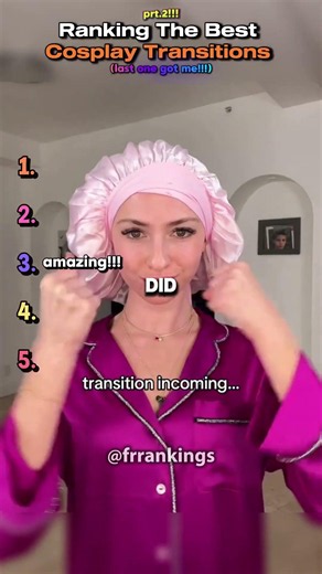 Ranking The Best Cosplay Transitions Part 2 ✨💙#cosplay #transition #ranking #tiktokviral #trend