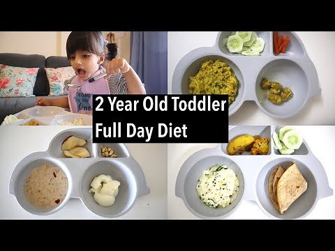 My 2 Year Old Toddler’s Full Day Diet | Indian Breakfast To Dinner for Kids