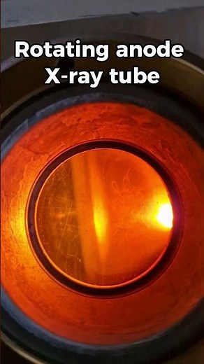 Rotating anode X-ray tube #xray #electronic #vacuumtube #diy #radiation #education #medicalequipment