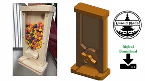 Digital Candy Dispenser Blueprints | Vector Files for CNC & Engraving | User-friendly | .STL | .SVG | .dxf |.pdf | Carbide Create Compatible - Etsy