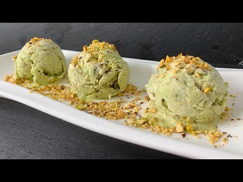 the best pistachio ice cream recipe ever Without ice machine | Only 3 ingredients