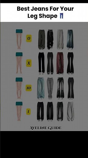 How to Choose the Right Pants for Your Leg Shape 👖 #LegShape #PantsGuide #JeansGuide
