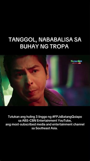 Ramdam namin ang kaba at pag-aalala mo, Tanggol (#CocoMartin). 😖 Hindi mapakali si Tanggol na nagpaiwan sila ng kanyang ama na si Ramon (#ChristopherDeLeon) at hinayaan na umalis ang tropa na hindi sila kasama lalo na at maraming mata ang umaaligid sa kanila. Tutukan ang huling 3 linggo ng #FPJsBatangQuiapo sa ABS-CBN Entertainment YouTube, ang most-subscribed media and entertainment channel sa Southeast Asia. Patuloy rin itong napapanood sa Kapamilya Channel sa ALLTV2, A2Z, iWant, at TFC. #ABS