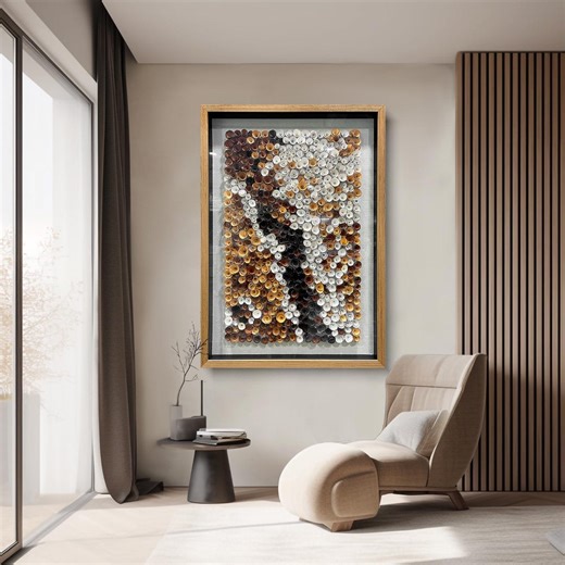 Artisancraft 3D Abstract Wall Sculpture in White Paper Wood Blossom, Modern Minimalist Handcrafted Decor, Unique Textured Accent - Etsy