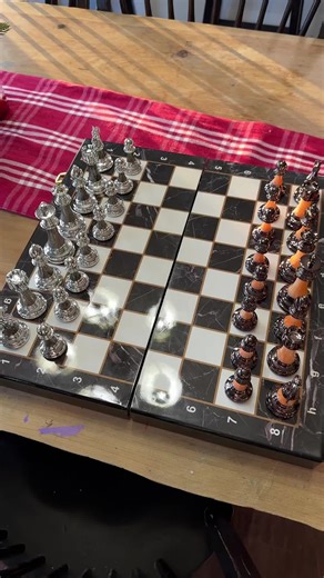 Large chess set #chess #chesstok #chessmaster #chesscom #chesstiktok