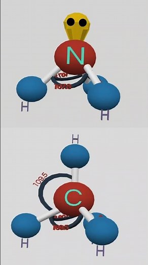 NH3 Hybridization | Bond Angle #chemistry #education #science