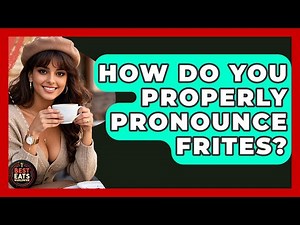How Do You Properly Pronounce Frites? - Best Eats Worldwide