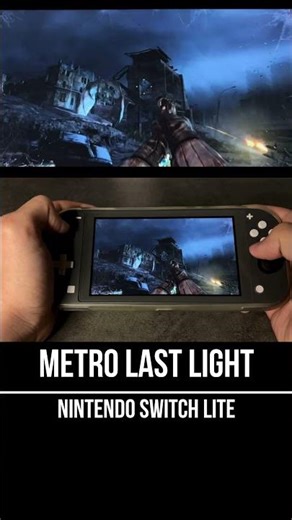 Metro Last Light Redux Nintendo Switch Lite Gameplay