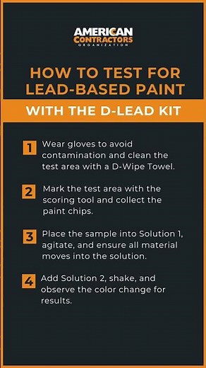 D-Lead Paint Test Kit