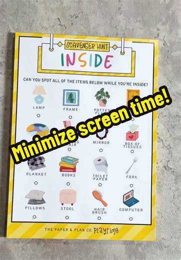 POV: a simple notepad turns into an adventure 🔍✨ #ScavengerHunt #PretendPlay #KidsActivities #ScreenFreeFun #ParentTok @The Paper And Plan Co