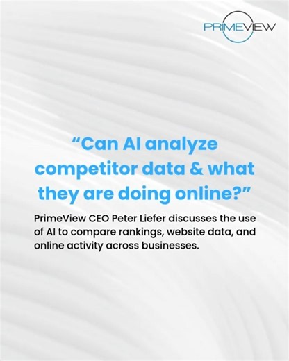 AI Can Track What Your Competitors Are Doing