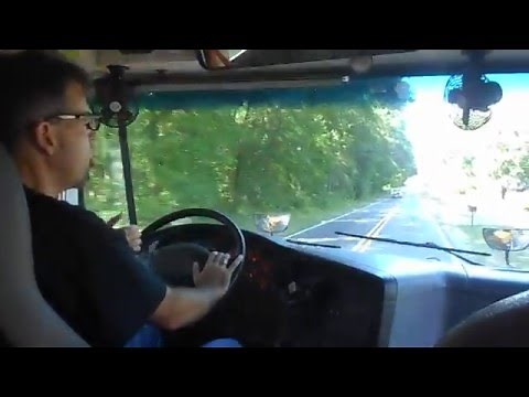 123. Basic Skills – Right Turn on Red Light – Class B CDL School Bus
