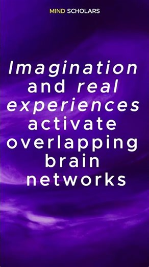 Your brain doesn't know the difference between imagination and reality!