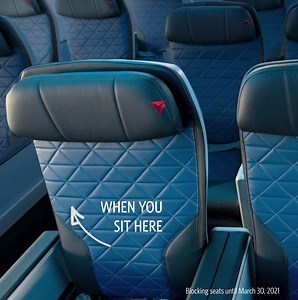 1.6K views · 1.1K reactions | Open middle seats = more peace of mind when you fly with us. | Delta Air Lines | Facebook