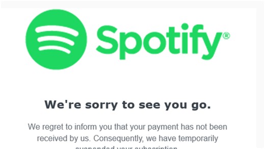 Beware! Here's how to identify scam emails posing as Spotify