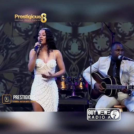 Fatima Altieri live nan Prestigious Haitian Music Awards " Dodo " | Guy Wewe