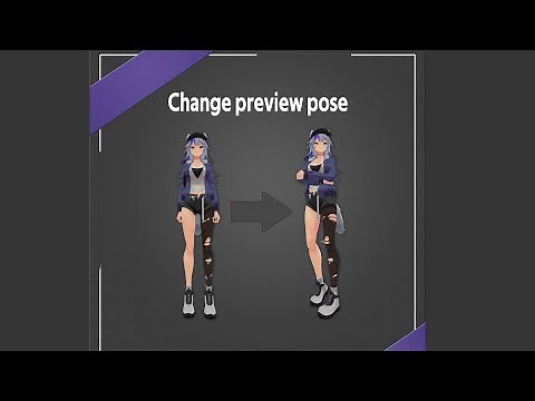 VRChat Avatar 3.0: How to change avatar preview pose