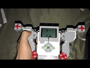 Space Wars game using a Gyro Sensor. Programmed in Python. Lego Mindstorms EV3.