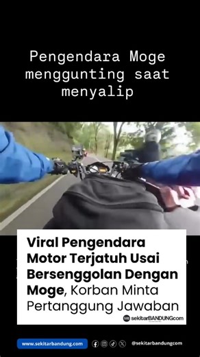 BANDUNG on Instagram: "Kira-kira kenapa bisa terjadi senggolan? Semoga korban cepat pulih, sehat kembali aamiin 🤲🏻 "Tolong viralkan min kejadian di jalur cianjur bersangkutan tidak tanggung jawab langsung kabur korban kaka saya alami patah tulang di kaki hari Minggu tanggal 8 Febuari 2026" Sumber: FB/Asep Saeful https://www.facebook.com/share/v/18F2GxFr53/"