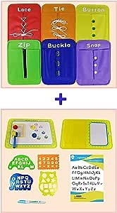 Preschool Early Educational Toy Dress Learning Boards & STEM Educational Toy Magic Doodle Board Set Kids Painting Writing Doodle Toy