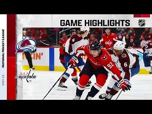 Avalanche @ Capitals 10/19/21 | NHL Highlights