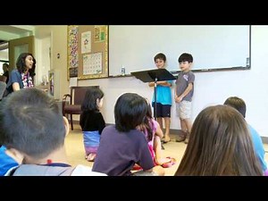 First Graders Perform for Sarah Kay and Phil Kaye, Spoken Word Artists (Punavision - January 2013)