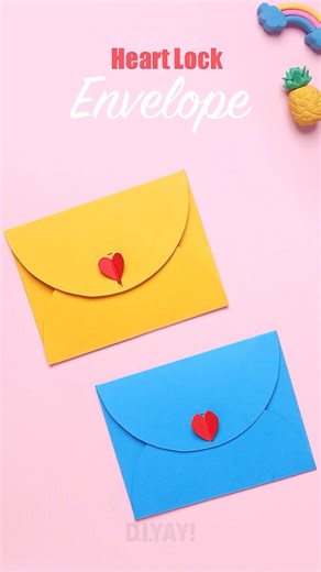 How to make Envelope Card with paper 💌 #papercraft #envelope #giftideas