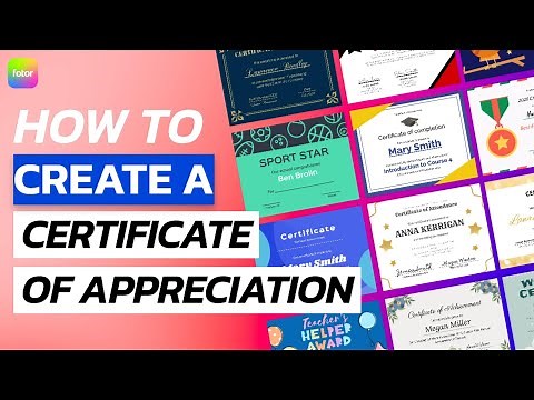 How to Create a Certificate of Appreciation