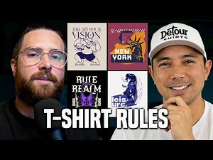 T-Shirt Design Rules To Follow! Beginner + Advanced
