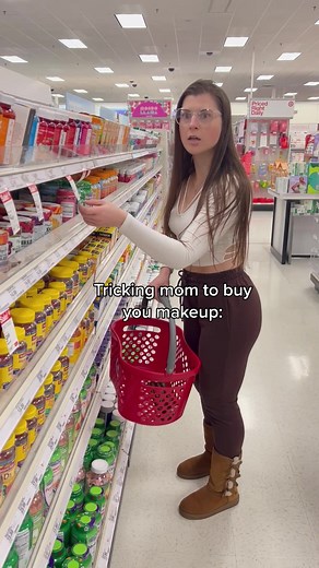 How to trick mom to buy you makeup 💄#target #ulta #fypシ #makeup