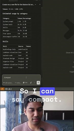The Compact Command in Claude Code is just Magic #claude #claudecode