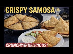 Crispy, bubbly delicious samosas recipe | step by step samosa recipe