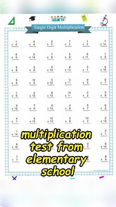 The anxiety-inducing one-minute multiplication test from elementary school. #nostalgia #childhood #memories #kids #school #90s #2000s #usa | Nostalgia 90's