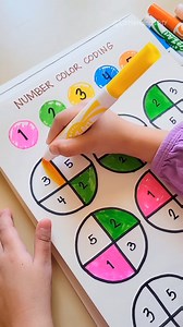 60K views · 348 reactions | Number Color Coding for Kids This activity helps stimulate brain activity and learn to identify color, number, orientation, and position. Ages 5 and up. #littlehandsdiy #diyforkids #craftsforkids #diy #activitiesforkids #homeschooling #homeschool #smartkids #colorcoding #numbercolorcoding | Little Hands DIY | Facebook