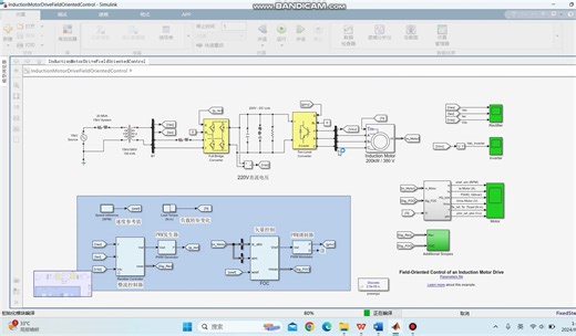 MATLAB/Simulink课程设计 | 三相异步电动机矢量控制变频调速系统仿真 | 转子磁链定向 | 磁链模型