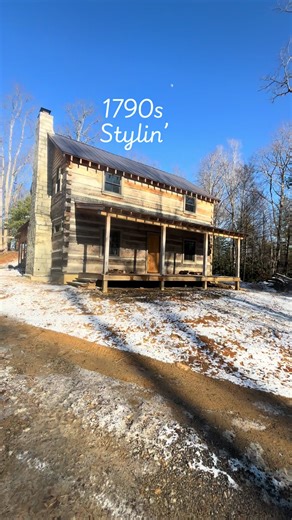 Adjustable Wooden Shelves for a 1790s Log Cabin