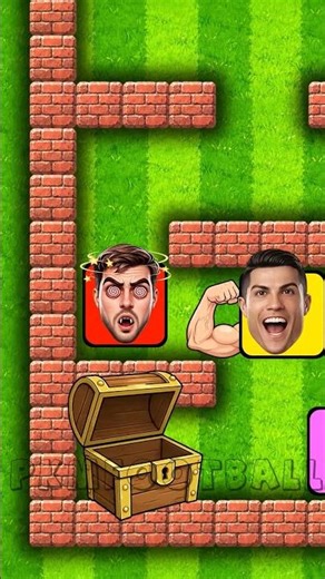 GEORGINA vs RONALDO 😱 NEW SECRET MAZE – Who Will Win? 🔥 | Fan Animation #shorts