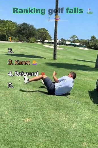 Ranking golf fails ⛳🏌️‍♂️😂