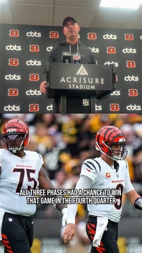 Zac Taylor reacts to Bengals' loss to Steelers