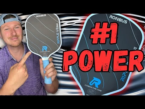 Ronbus Ripple V2 Pickleball Paddle Series Review: The Most Powerful Legal Paddle?