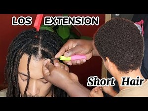 Part 2 || Reliable Method of attaching natural dreadlocks extension on short hair