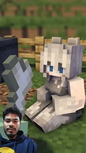 Help the wolf girl - minecraft animation#shorts #minecraft #animation #zombiesanxd