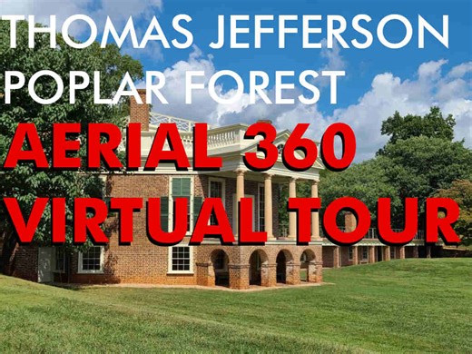 Check out this incredible 360° tour of Poplar Forest from @keypointproductionsllc. If you watch this from a phone or tablet, you can move around and get the full 360° experience! | Thomas Jefferson's Poplar Forest