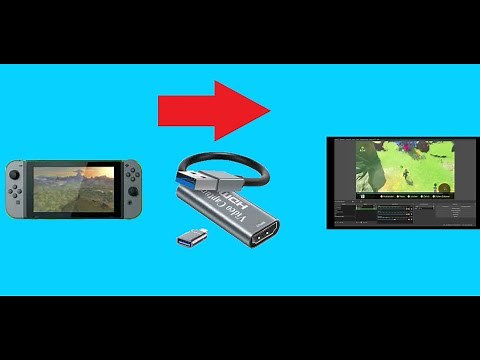 Connecting a Switch to OBS and recording?!? It's possible with a capture card! OBS Tutorial! [Ger...