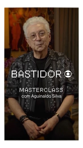 TV Globo on Instagram: "Hoje tem segundo episódio da Masterclass com @aguinaldosilva que vai nos contar os segredos do tempo ao escrever uma novela. Não perde esse Bastidor Globo, hoje, às 20h no canal da Glô no Youtube. #BastidorGlobo"