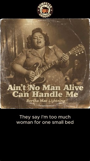 Dumpster Grooves | Ain’t No Man Alive Can Handle Me - Bertha Mae Lightning (1952 Lost Blues Tape | Rare Female Blues) Discovered on a forgotten mono tape... | Instagram