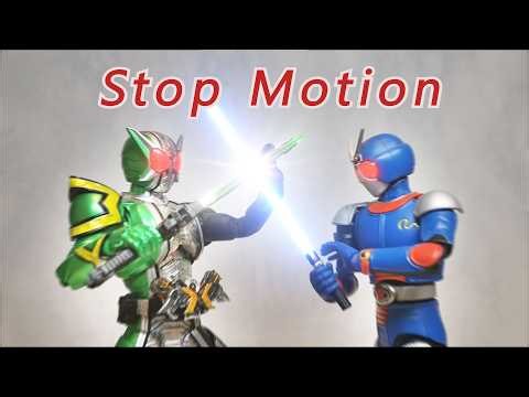 仮面ライダー W VS 仮面ライダーBLACK RX | Epic SHF Stop Motion (Part 2)