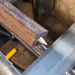 Woodturned Pen From a BIC ! | Nick Zammeti